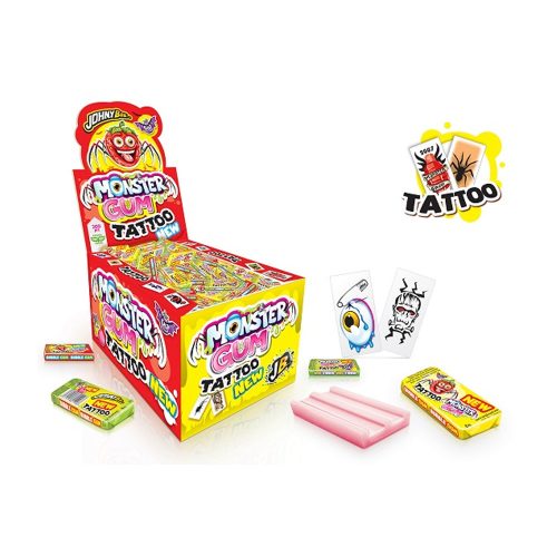 Johny Bee Monster rágó tetoválással - 5g