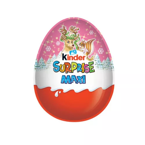 Kinder maxi tojás karácsonyi pink - 100 g