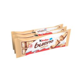   Kinder Bueno White fehér csokoládés ostya 3-as csomag T(2x3) - 117 g