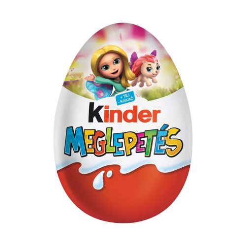 Kinder meglepetés tojás rózsaszín - 20g