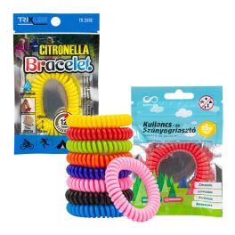   Szúnyog- és kullancsriasztó karkötő többféle színben - 1db