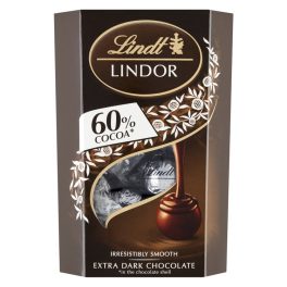   Lindor 60% kakaótartalmú étcsokoládé golyók díszdobozban - 200g