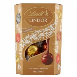   Lindor Assorted tej-,fehér- és étcsokoládé válogatás - 200g