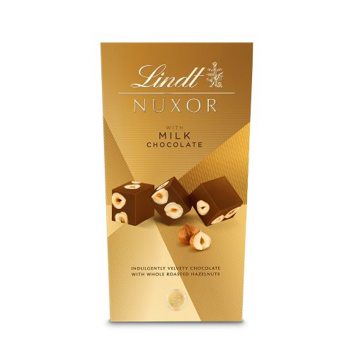 Lindt Nuxor Gianduja mogyorós tejcsokoládé egész mogyoróval -150g