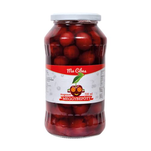 Ms.Cibus magozott meggybefőtt - 720ml