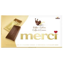 Merci táblás csokoládé kávé-tejszín - 100g