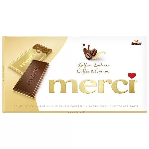 Merci táblás csokoládé kávé-tejszín - 100g