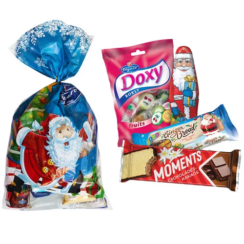 Figaro mikulás csomag, válogatott édességek mikulás tasakban 225g