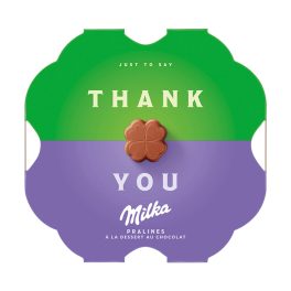   Milka Thank You alpesi tejcsokoládé praliné kakaós krémtöltelékkel - 44g
