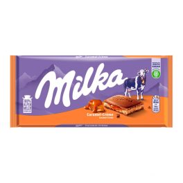   Milka alpesi tejcsoki karamellízű tejes krém és karamellás töltelék-100g