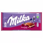 Milka alpesi tejcsokoládé meggyízű tejes krém és meggyes töltelék - 100g