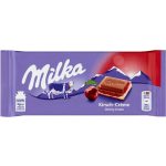 Milka alpesi tejcsokoládé meggyízű tejes krém és meggyes töltelék - 100g