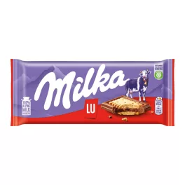 Milka alpesi tejcsokoládé ropogós LU keksszel  - 87g