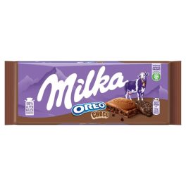   Milka Oreo Choco alpesi tejcsokoládé kakaós krém,kakaós keksz-100g