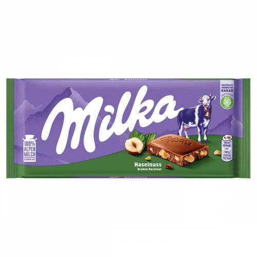 Milka táblás csokoládé törtmogyorós - 90g