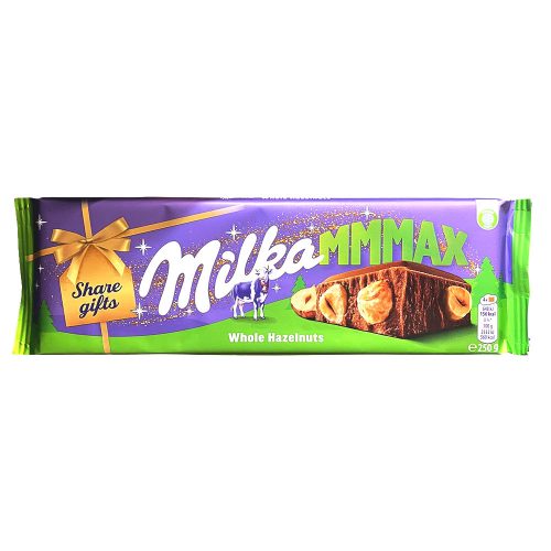 Milka alpesi tejcsokoládé egész mogyoróval- 250g