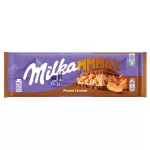Milka földimogyorós-karamellás tejcsokoládé földimogyi darabok, rizs - 276g