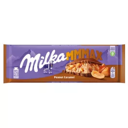   Milka földimogyorós-karamellás tejcsokoládé földimogyi darabok, rizs - 276g