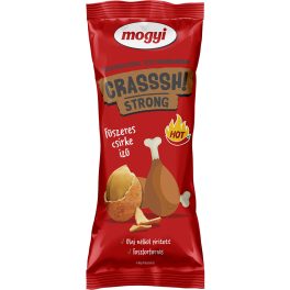   Mogyi Crasssh Strong tésztabundás földimogyoró fűszeres csirke ízű - 60g