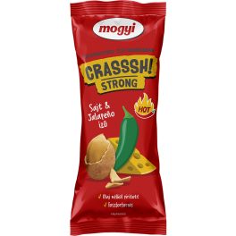   Mogyi Crasssh Strong tésztabundás földimogyoró sajt-jalapeno - 60 g