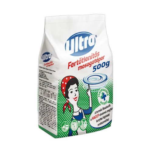 Ultra Fertőtlenítő Mosogatópor Zöld - 500g