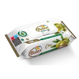 Belux nedves törlőkendő oliva - 120db