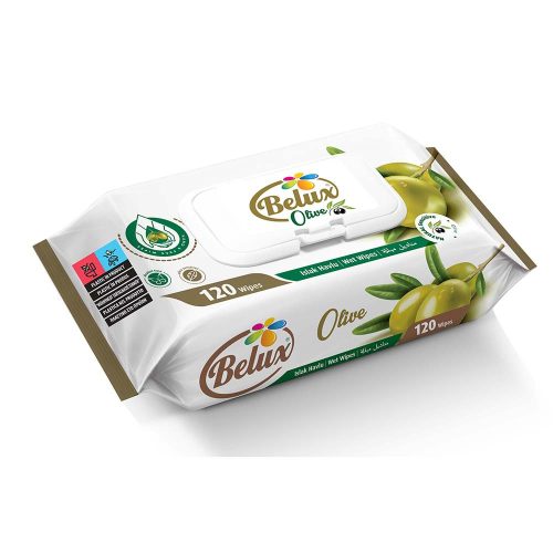 Belux nedves törlőkendő oliva - 120db