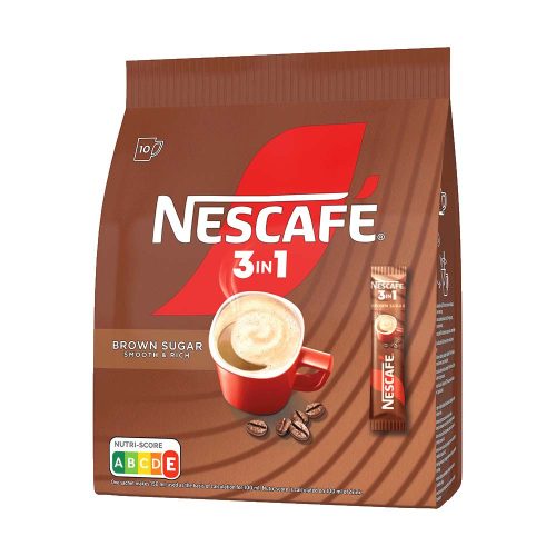 Nescafe 3in1 kávé barna cukorral - 165g
