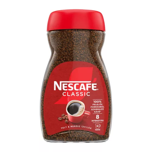 Nescafe üveges instant kávé classic - 100g