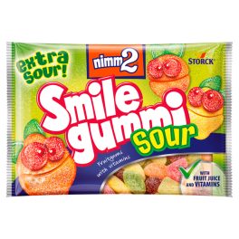 Nimm2 Smilegummi savanyú gumicukor vitaminokkal - 100g