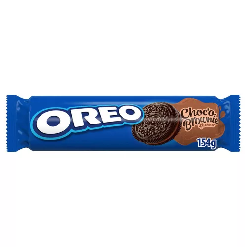 Oreo Choco Brownie kakaós töltelékkel töltött kakaós keksz - 154g