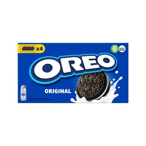 Oreo Original vaníliaízű töltelékkel töltött kakaós keksz - 176g