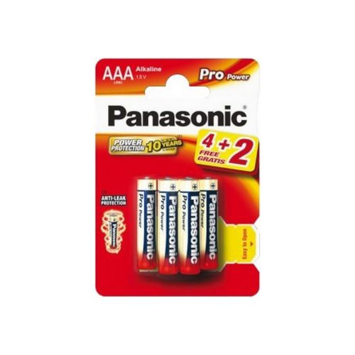Panasonic tartós ceruzaelem (mikro) AAA RL03 6db-os