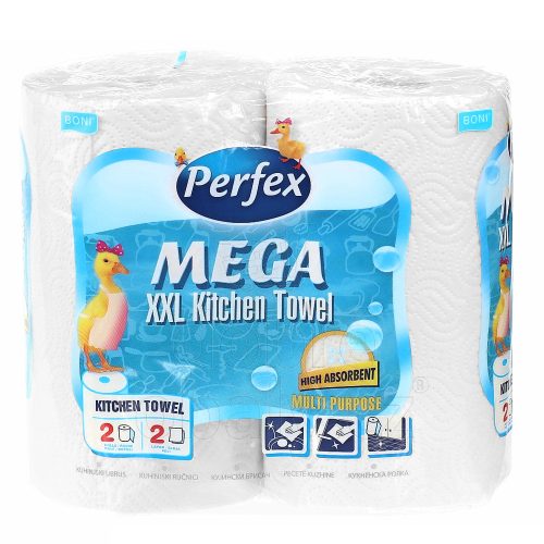 Perfex Mega 2 rétegű papírtörlő 2 tekercs