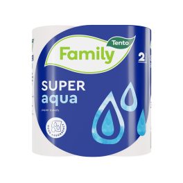 Tento Family Super Aqua 2 rétegű papírtörlő 2 tekercs