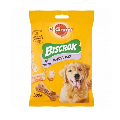 Pedigree Biscrok csirke-marha-bárány kiegészítő eledel felnőtt kutya-200g