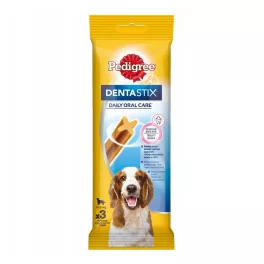   Pedigree DentaStix kiegészítő eledel 10-25kg-os,4 hó+ kutya 3db-77g