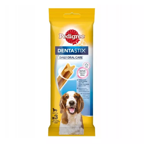 Pedigree DentaStix kiegészítő eledel 10-25kg-os,4 hó+ kutya 3db-77g