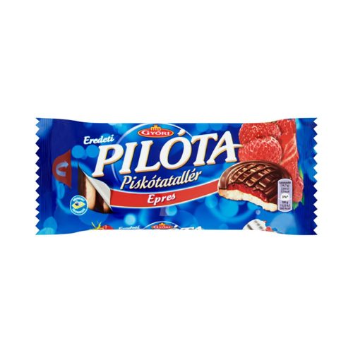 Pilóta piskótatallér eper - 147g