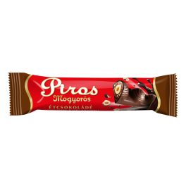 Piros Mogyorós étcsokoládé - 35g