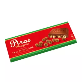 Piros Mogyorós tejcsokoládé - 225 g