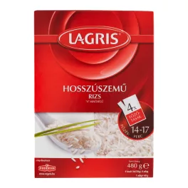 Lagris hosszúszemű főzőtasakos rizs 4x120g - 480g