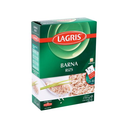 Podravka Lagris főzőtasakos barna rizs 2x125g - 250g