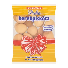 Oval puha kerek piskóta - 120g