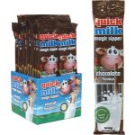 Quick Milk csokoládé ízű ízesített szívószál - 30g