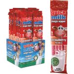 Quick Milk eper ízű ízesített szívószál - 30g