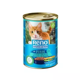   Reno teljes értékű eledel felnőtt macska konzerv hal szósz-415g