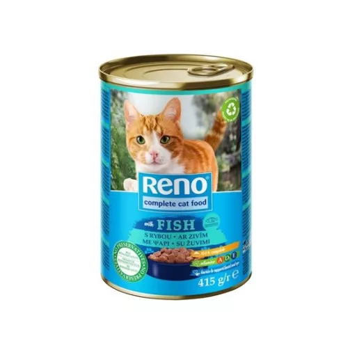 Reno teljes értékű eledel felnőtt macska konzerv hal szósz-415g