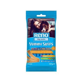   Reno Yummy Strips kiegészítő állateledel csirkében gazdag - 120g