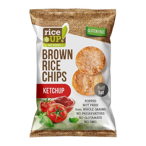 Rice Up rizs chips ketchup ízű - 60g